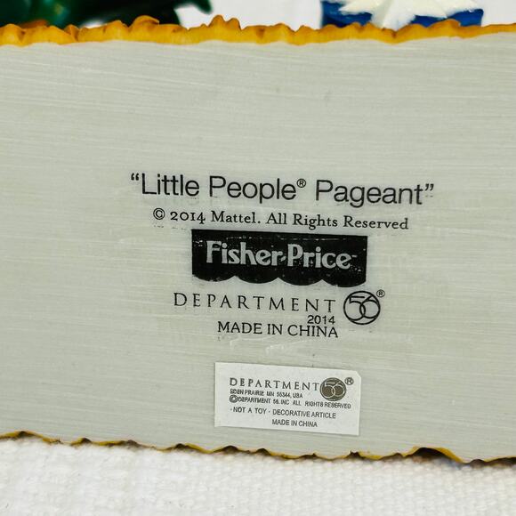 Department 56 Nativity Little People Pageant Fischer Price 2014 Mattel Enesco - Picture 9 of 12